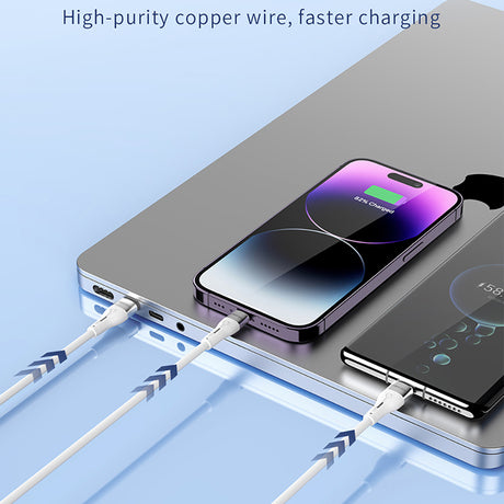 Recci RS11CL Type-C to Lightning PD Hızlı Şarj Özellikli Data ve Şarj Kablosu 20W 1M