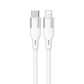 Recci RS22CL Excellence Serisi Type-C to Lightning PD 30W Hızlı Şarj Özellikli Data ve Şarj Kablosu 1.5M