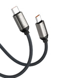 Recci RS35CC Type-C to Type-C PD 65W Örgü Tasarımlı Hızlı Şarj Özellikli Data ve Şarj Kablosu 1M