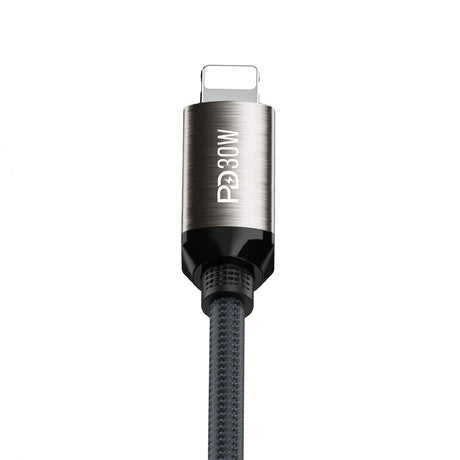 Recci RS35CL Type-C to Lightning PD 30W Örgü Tasarımlı Hızlı Şarj Özellikli Data ve Şarj Kablosu 1M