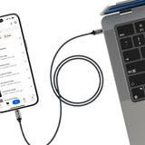 Recci RS35CL Type-C to Lightning PD 30W Örgü Tasarımlı Hızlı Şarj Özellikli Data ve Şarj Kablosu 1M