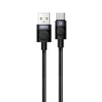Recci RS50C USB-A to Type-C Örgü Tasarımlı Hızlı Şarj Özellikli Data ve Şarj Kablosu 1M