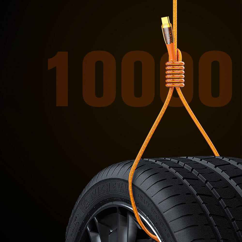Recci RTC-P19CC Amber Serisi Type-C to Type-C PD 100W Şeffaf Tasarım Şarj ve Data Kablosu 1.5M
