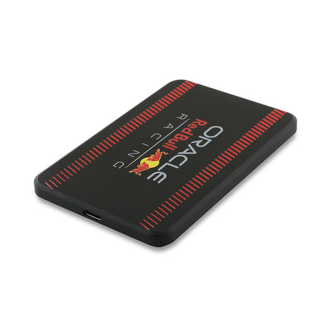 Redbull Orjinal Lisanslı M-safe Şarj Özellikli Dijital LED Göstergeli Kırmızı Şeritli Powerbank 5000mAh 15W