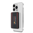 Redbull Orjinal Lisanslı M-safe Şarj Özellikli Dijital LED Göstergeli Kırmızı Şeritli Powerbank 5000mAh 15W