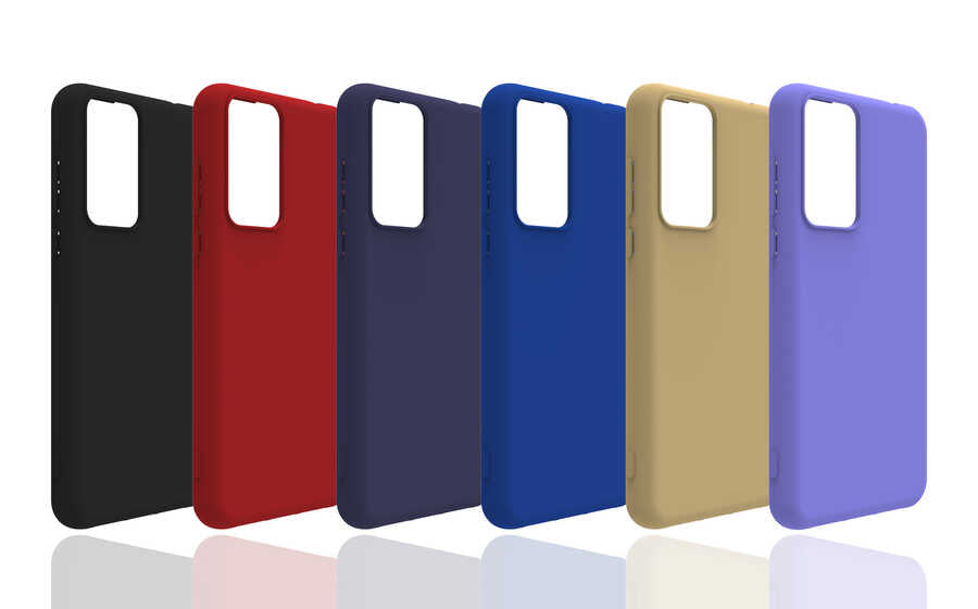 Reeder P13 Blue 2021 Kılıf Zore Biye Silikon