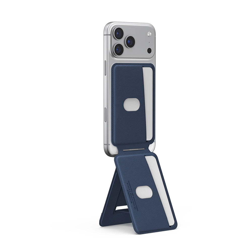 Skinarma Axis Serisi Foldable Stand Özellikli Deri Tasarımlı Kartlık