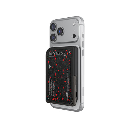 Skinarma Vektor Kablosuz ve PD Hızlı Şarj Özellikli Metal Standlı Taşınabilir Powerbank 15W 5000mAh