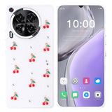Tecno Camon 30 4G Kılıf Airbag Tasarımlı Simli Şeffaf Zore Kutup Kapak