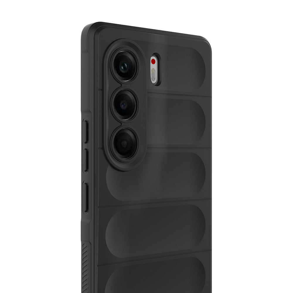 Tecno Camon 40 Pro Kılıf Esnek TPU Oyuklu Arka Yüzey Tasarımlı Zore Etnik Silikon Kapak