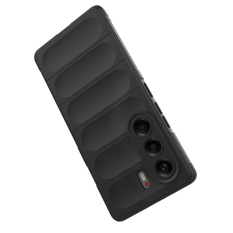 Tecno Camon 40 Pro Kılıf Esnek TPU Oyuklu Arka Yüzey Tasarımlı Zore Etnik Silikon Kapak