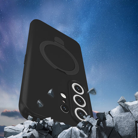 Tecno Camon 50 Pro Kılıf M-safe Şarj Özellikli Standlı Zore Samara Kapak