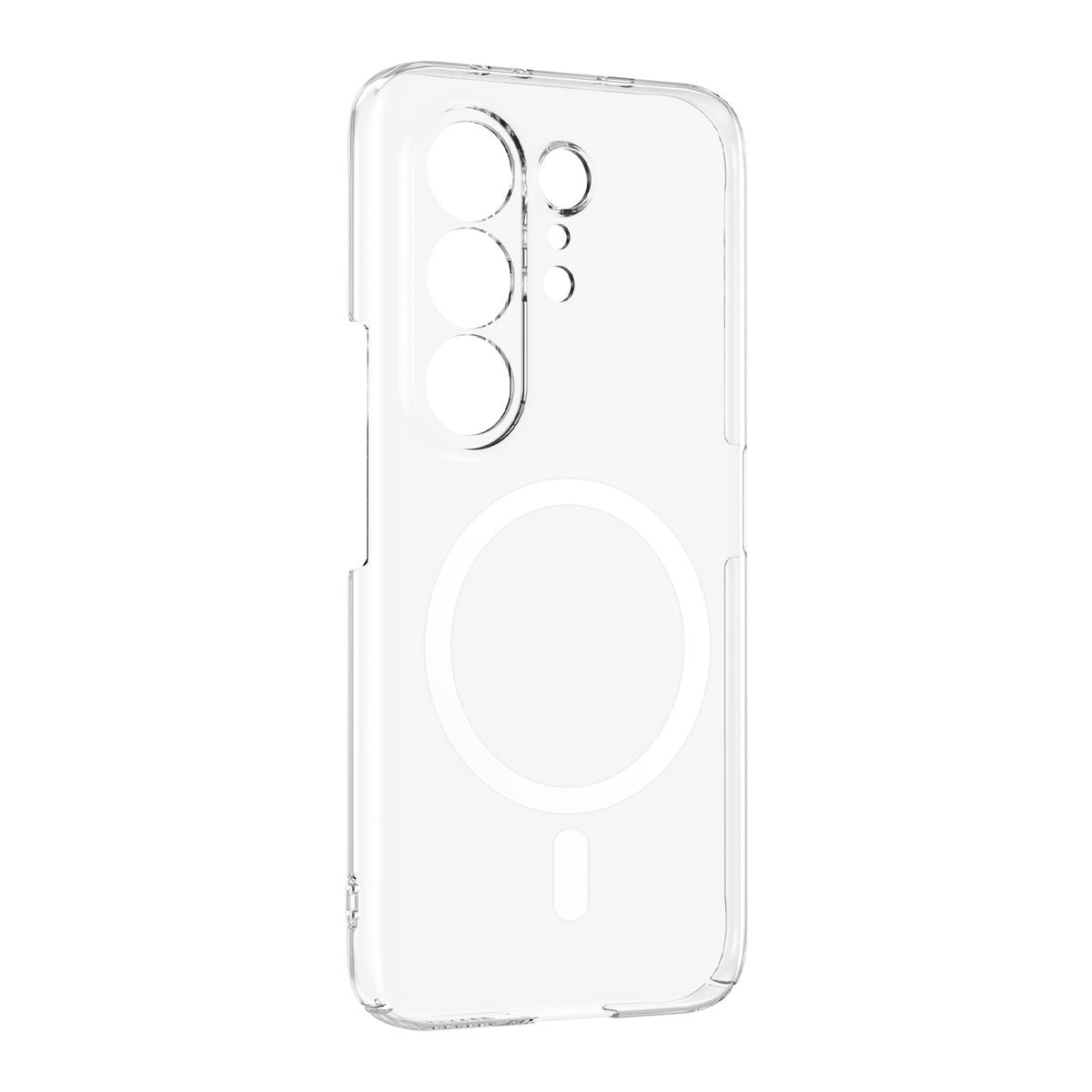 Tecno Camon 50 Ultra Kamera Korumalı M-Safe Şarj Özellikli Şeffaf Zore London Sert PC Kapak