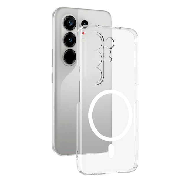 Tecno Camon 50 Ultra Kamera Korumalı M-Safe Şarj Özellikli Şeffaf Zore London Sert PC Kapak