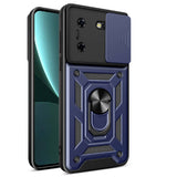Tecno Pova 5 Kılıf Magnetik Standlı Kamera Korumalı Zore Sürgülü Vega Kapak