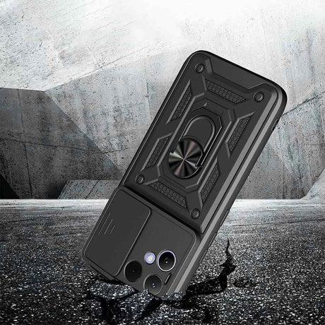Tecno Pova Curve 2 Kılıf Magnetik Standlı Kamera Korumalı Zore Sürgülü Vega Kapak
