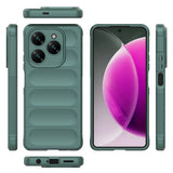 Tecno Spark 20 Pro 4G Kılıf Esnek TPU Oyuklu Arka Yüzey Tasarımlı Zore Etnik Silikon Kapak