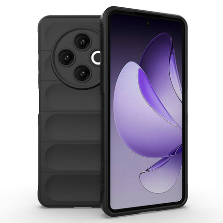 Tecno Spark 30 4G Kılıf Esnek TPU Oyuklu Arka Yüzey Tasarımlı Zore Etnik Silikon Kapak