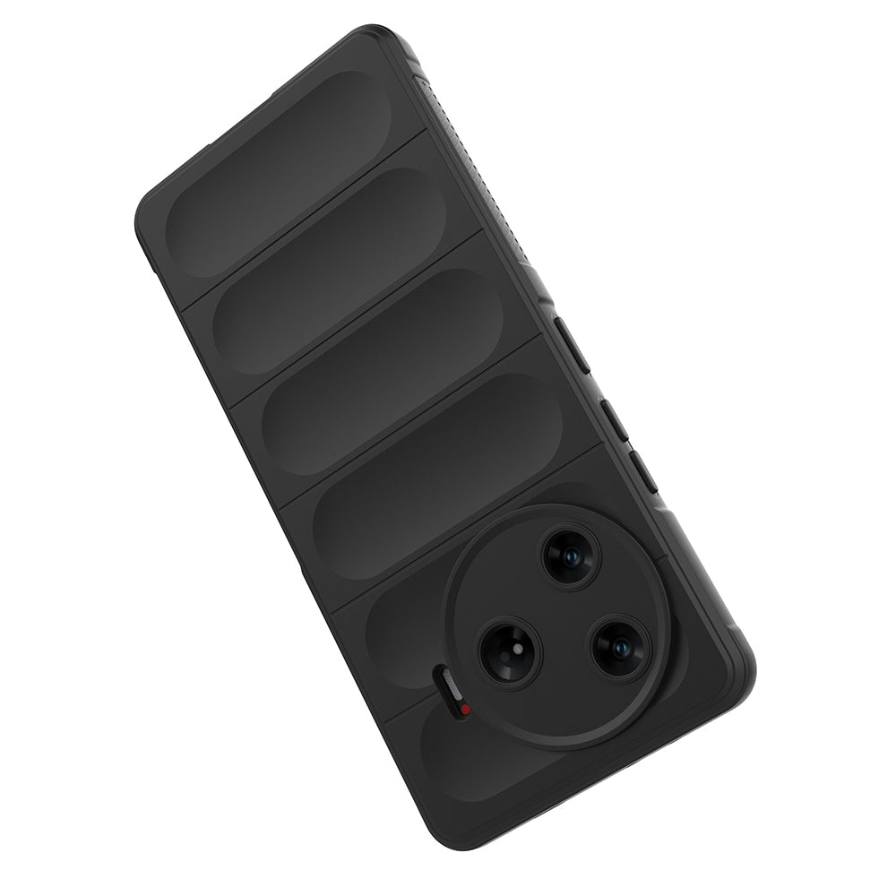 Tecno Spark 30 Pro Kılıf Esnek TPU Oyuklu Arka Yüzey Tasarımlı Zore Etnik Silikon Kapak