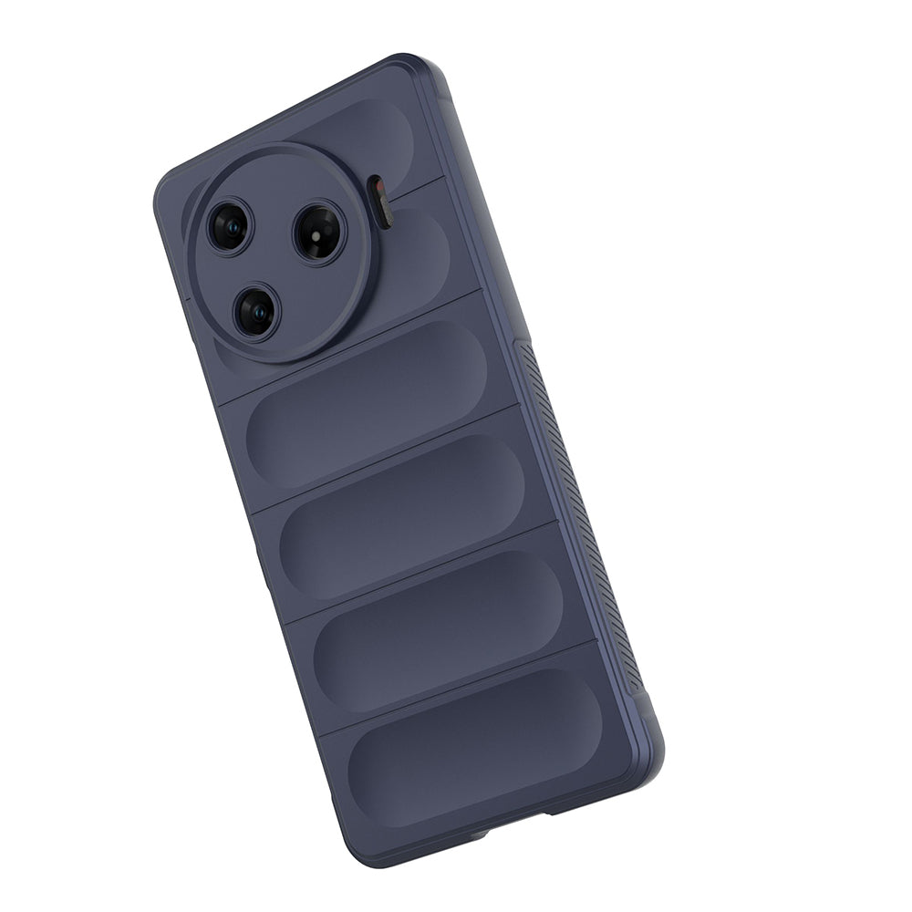 Tecno Spark 30 Pro Kılıf Esnek TPU Oyuklu Arka Yüzey Tasarımlı Zore Etnik Silikon Kapak