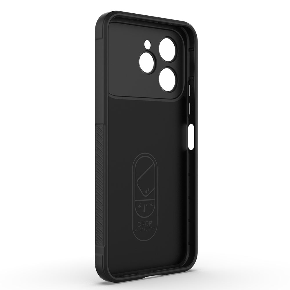 Tecno Spark 40 Kılıf Esnek TPU Oyuklu Arka Yüzey Tasarımlı Zore Etnik Silikon Kapak