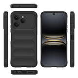 Tecno Spark 40 Kılıf Esnek TPU Oyuklu Arka Yüzey Tasarımlı Zore Etnik Silikon Kapak