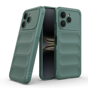 Tecno Spark 40 Kılıf Esnek TPU Oyuklu Arka Yüzey Tasarımlı Zore Etnik Silikon Kapak