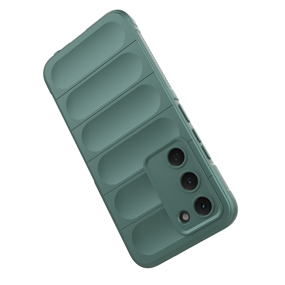 Tecno Spark 40 Pro Kılıf Esnek TPU Oyuklu Arka Yüzey Tasarımlı Zore Etnik Silikon Kapak