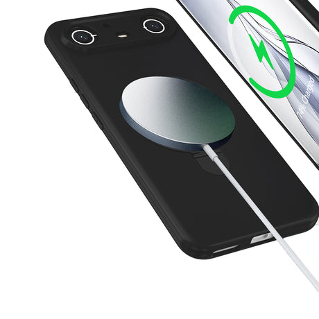 Tecno Spark Slim 5G Kılıf M-safe Şarj Özellikli Standlı Zore Samara Kapak