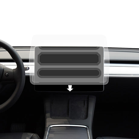 Tesla Model 3 CaseWorld Araç Multimedya Uygulama Aparatlı Ekran Koruyucu