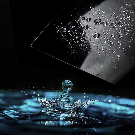 Tesla Yeni Model Y 2in1 Araç Multimedya Ekran Koruyucu Uygulama Aparatlı Zore Premium Temperli Cam Ekran Koruyucu