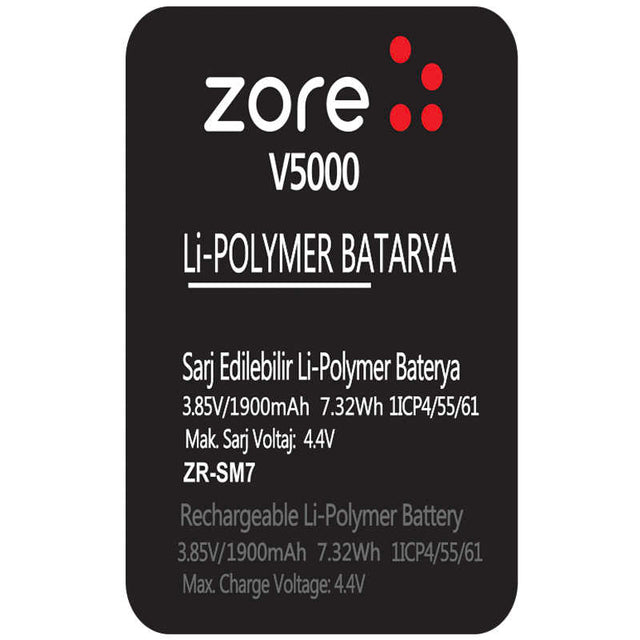 Vestel Venüs 5000 Zore A Kalite Uyumlu Batarya