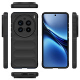 Vivo X200 Pro 5G Kılıf Esnek TPU Oyuklu Arka Yüzey Tasarımlı Zore Etnik Silikon Kapak