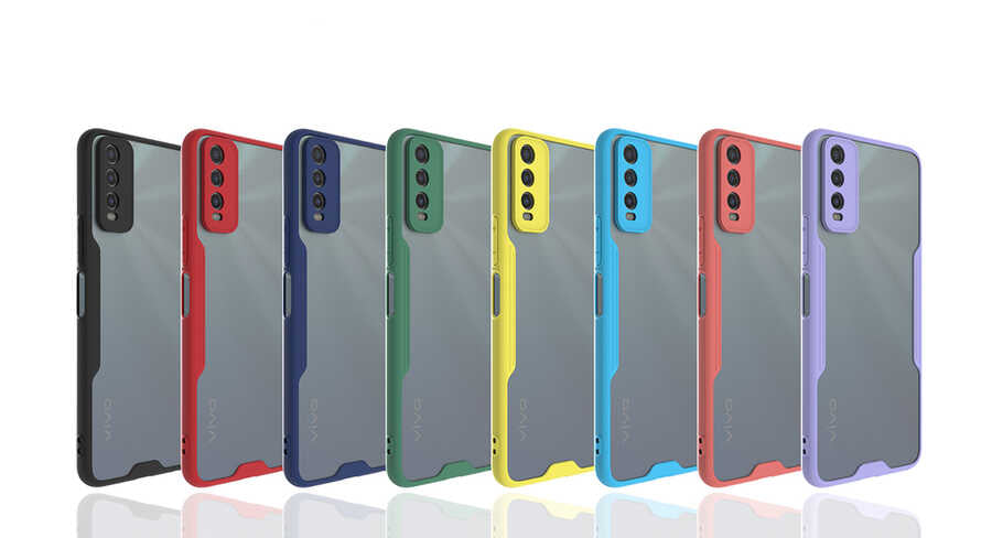 Vivo Y20 Kılıf Zore Parfe Kapak