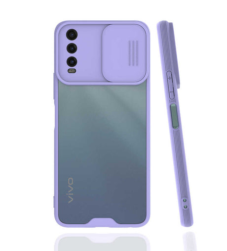 Vivo Y20S Kılıf Zore Lensi Kapak