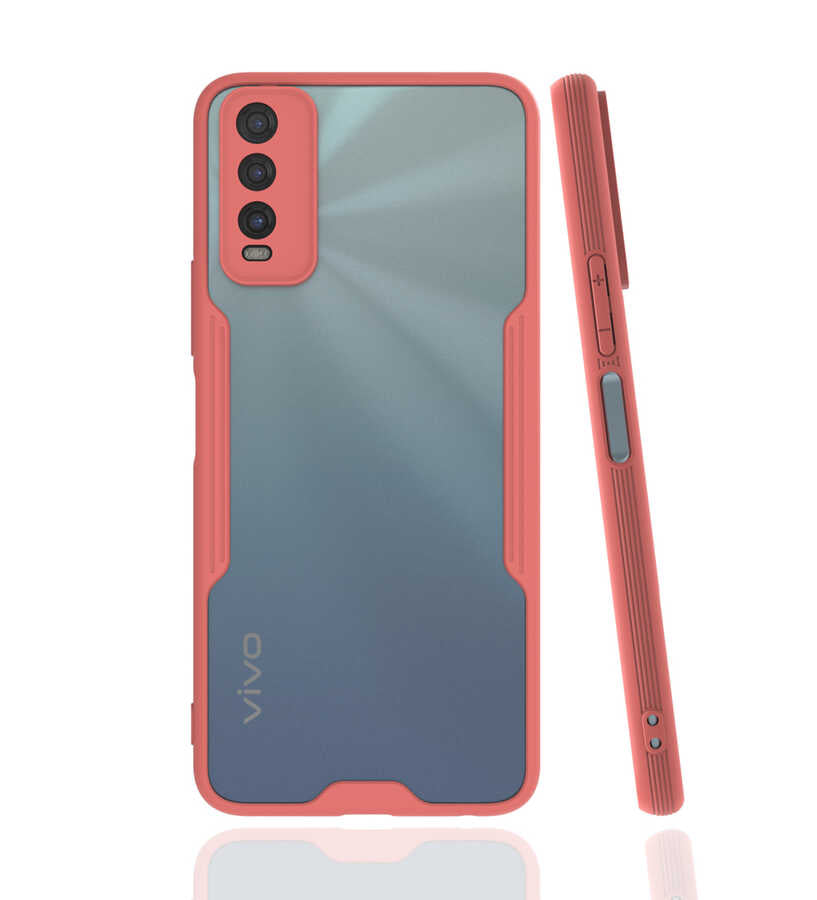 Vivo Y20S Kılıf Zore Parfe Kapak