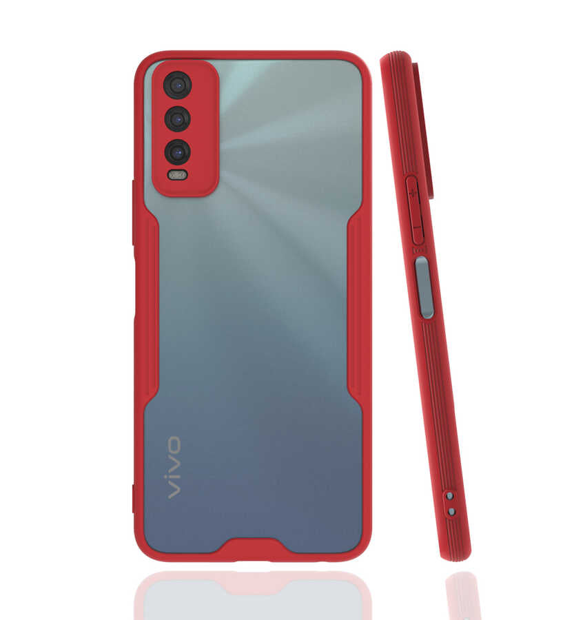 Vivo Y20S Kılıf Zore Parfe Kapak
