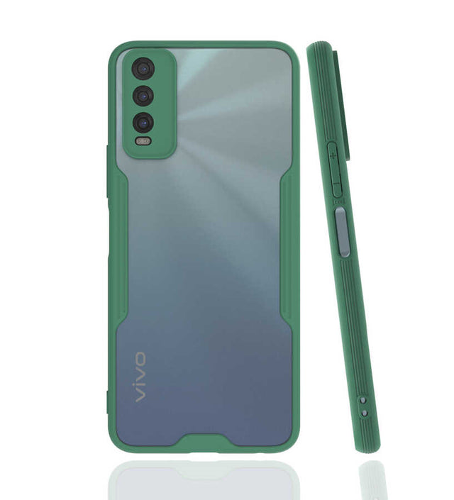 Vivo Y20S Kılıf Zore Parfe Kapak