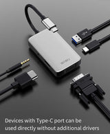 Wiwu Alpha 513HVP Type-C VGA Adaptörü