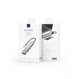 Wiwu Alpha A731HC 7 in 1 Type-C Hub 100W Şarj Destekli SD Kart-Hdmi-Usb Çoğaltıcı