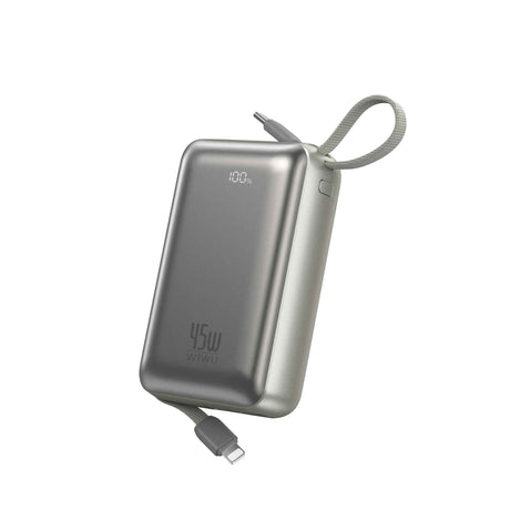 Wiwu AS-182 Galaxy Pro Max Serisi Type-C Lightning Çıkışlı Taşınabilir Powerbank PD 45W 20000mAh