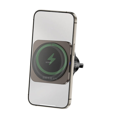 Wiwu CH-318 Magneto Serisi M-safe Şarj Özellikli Havalandırma Tasarım Araç Telefon Tutucu