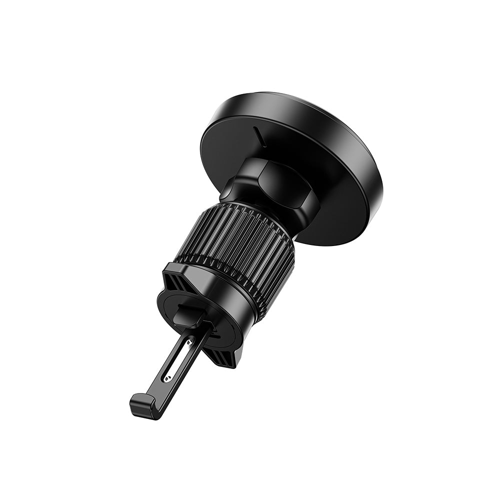 Wiwu CH-325 M-safe Şarj Özellikli Aramid Fiber Qi2 Teknolojili Havalandırma Tasarım Araç Telefon Tutucu 15W