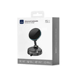 Wiwu CH-326 M-safe Şarj Özellikli 360 Derece Dönebilen Vakumlu Araç Telefon Tutucu 15W