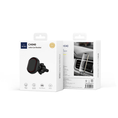 Wiwu CH040 360 Derece Dönebilen Havalandırma Tasarım Magnetik Araç Telefon Tutucu