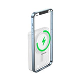 Wiwu JC-20 Hızlı Şarj Özellikli Standlı M-safe Wireless Transparan Powerbank 15W 10000mAh