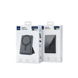 Wiwu JC-20 Hızlı Şarj Özellikli Standlı M-safe Wireless Transparan Powerbank 15W 10000mAh
