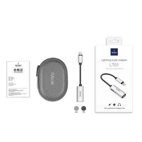 Wiwu LT01 Lightning Ses Adaptörü