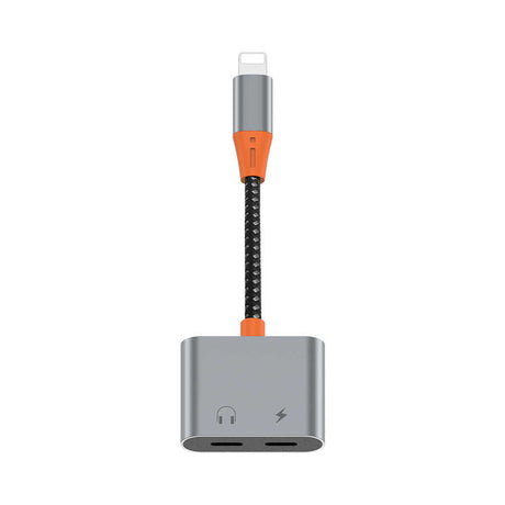 Wiwu LT09 Lightning Şarj Ve Lightning Kulaklık Dönüştürücü Adaptör