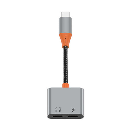 Wiwu LT11 Type-C Şarj Ve Type-C Kulaklık Dönüştürücü Adaptör
